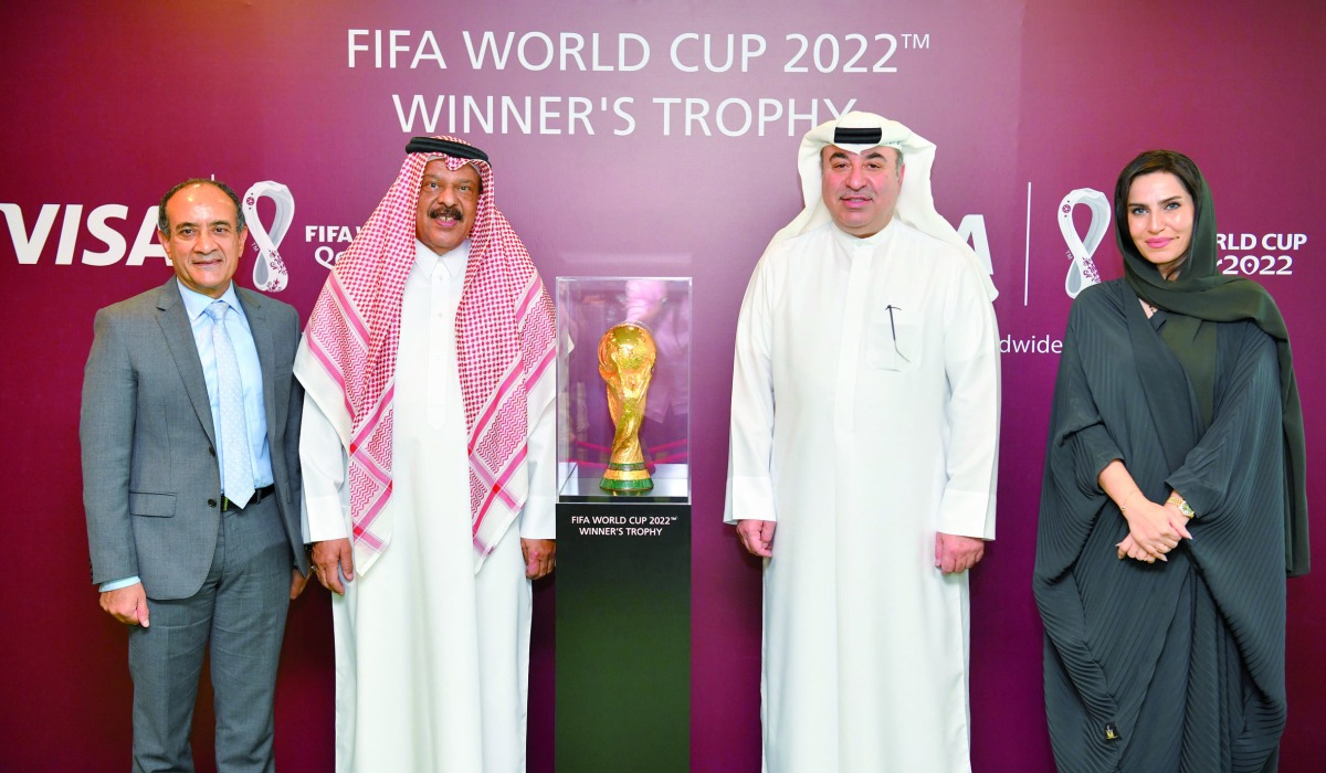 Visa showcases FIFA World Cup Winner’s Trophy at CB premises